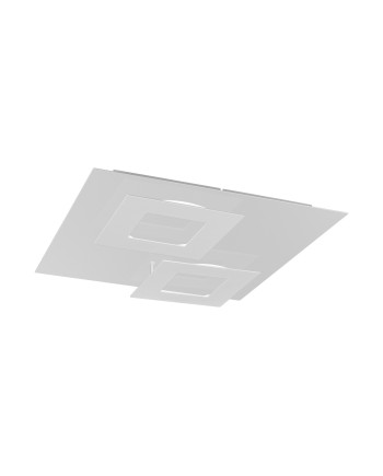 DALIA * PLAFÓN CUADRADO 24W+24W - BLANCO + BLANCO
